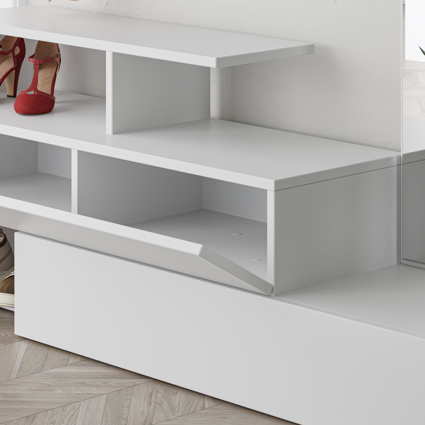 latest shoe cabinet designs in UAE