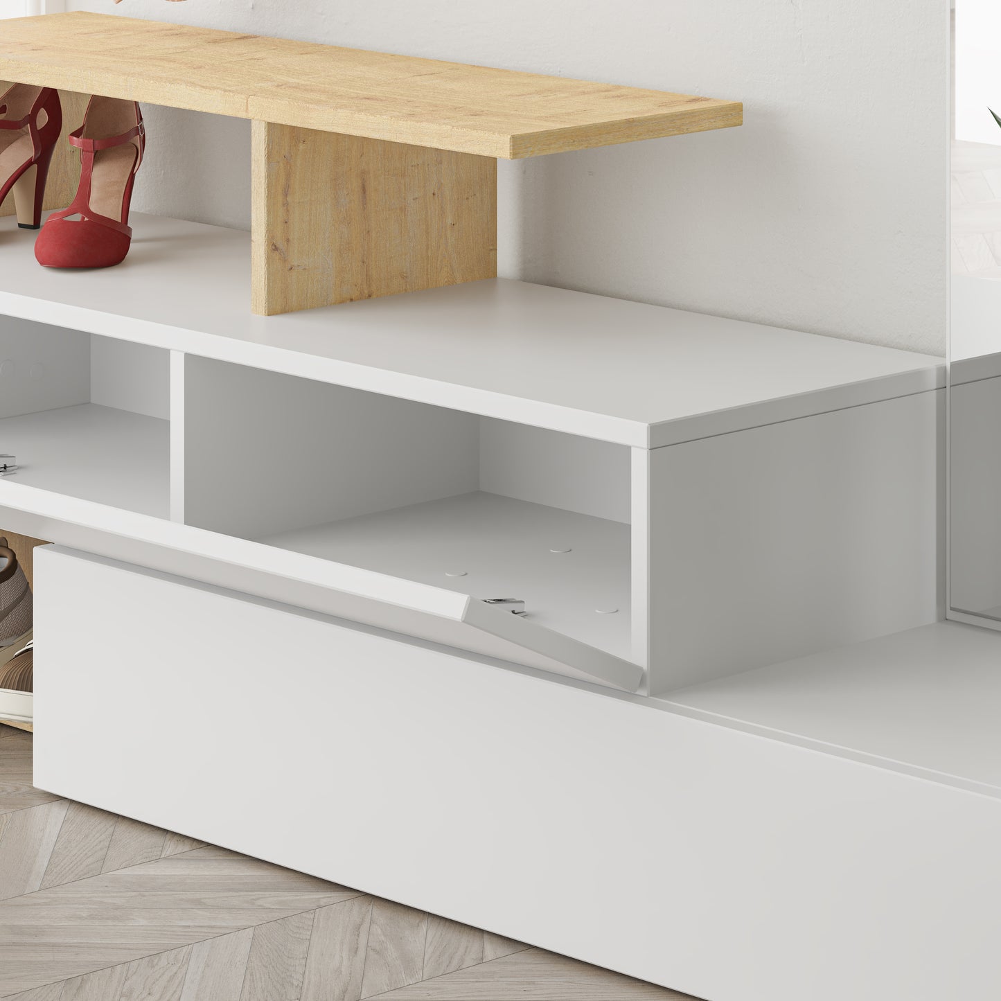 latest shoe cabinet designs in UAE