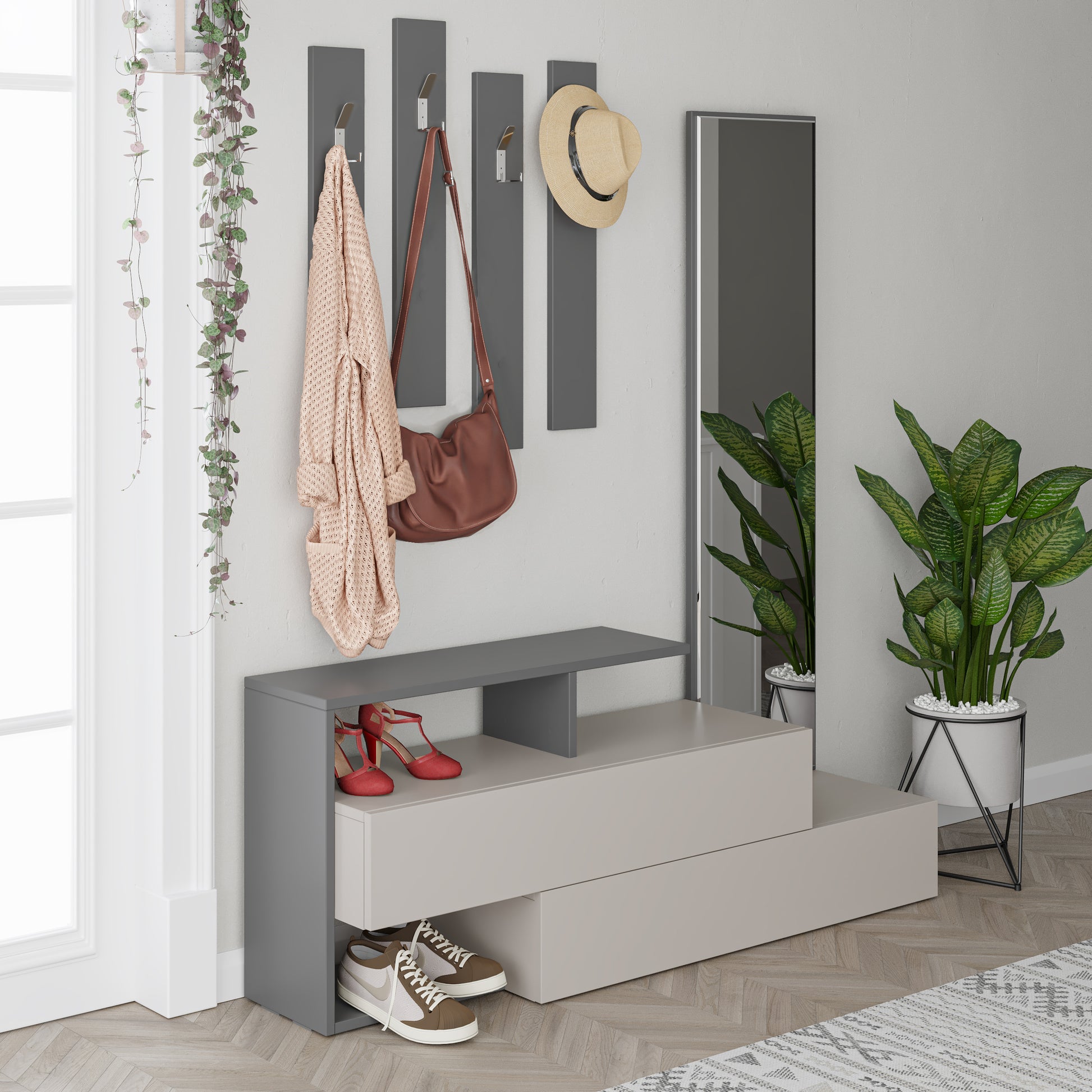 latest shoe cabinet designs in UAE