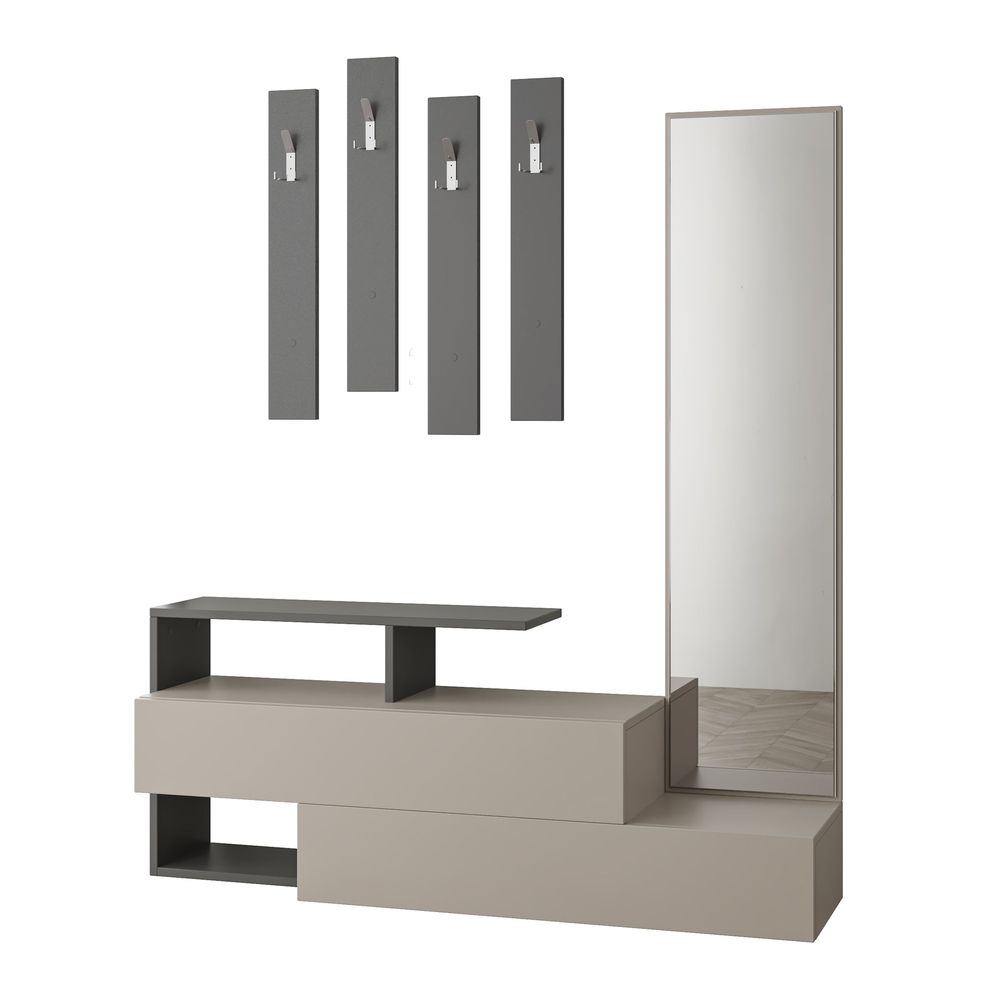 latest shoe cabinet designs in UAE