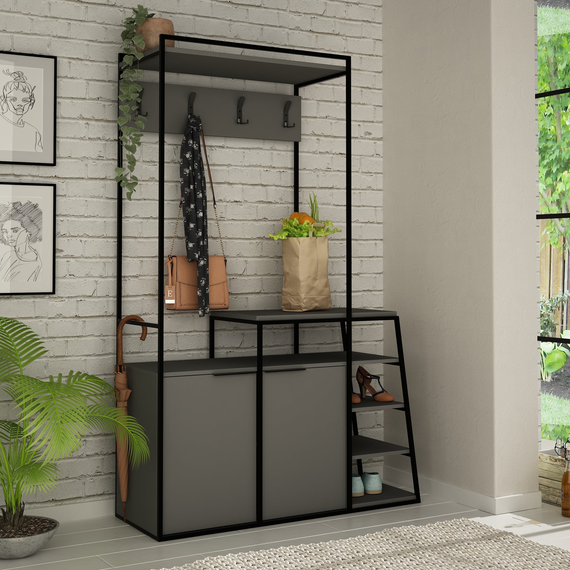 latest shoe cabinet designs in UAE