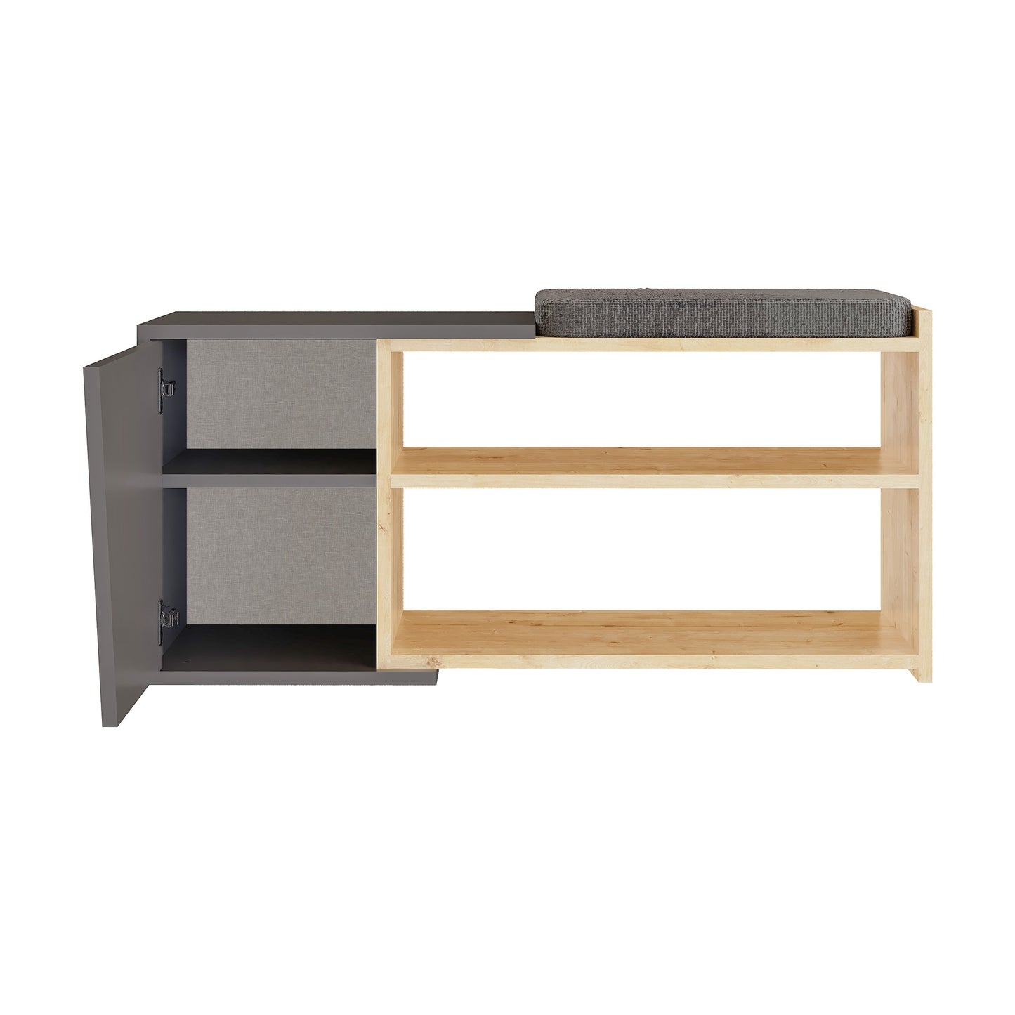 Mourah Fiona Bench & Shoe Cabinet - 8 Pairs - 2 Years Warranty