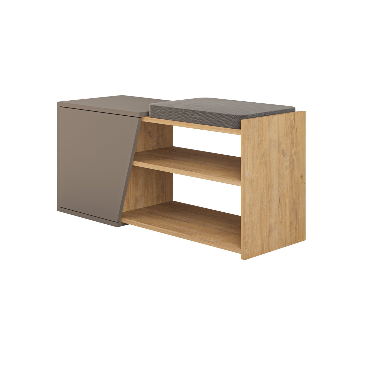 Mourah Fiona Bench & Shoe Cabinet - 8 Pairs - 2 Years Warranty