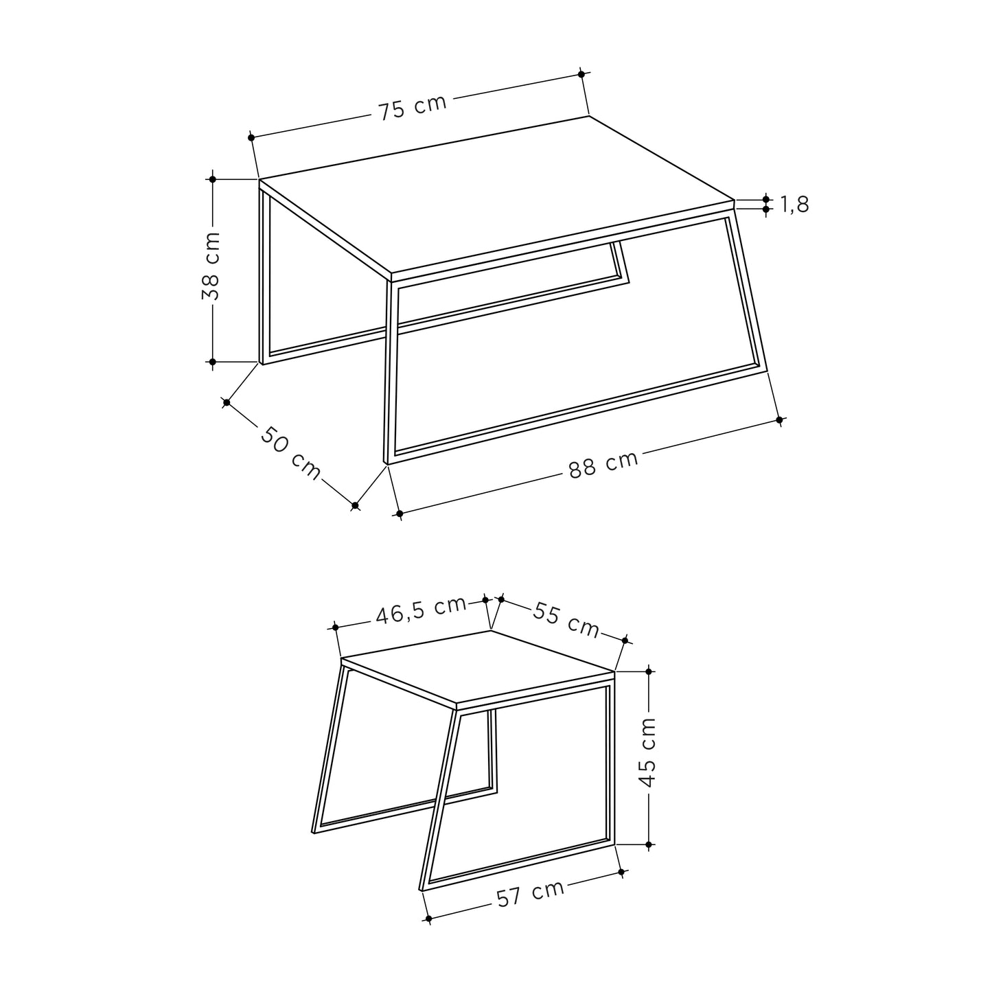 Mourah Pal Coffee Table - 2 Years Warranty