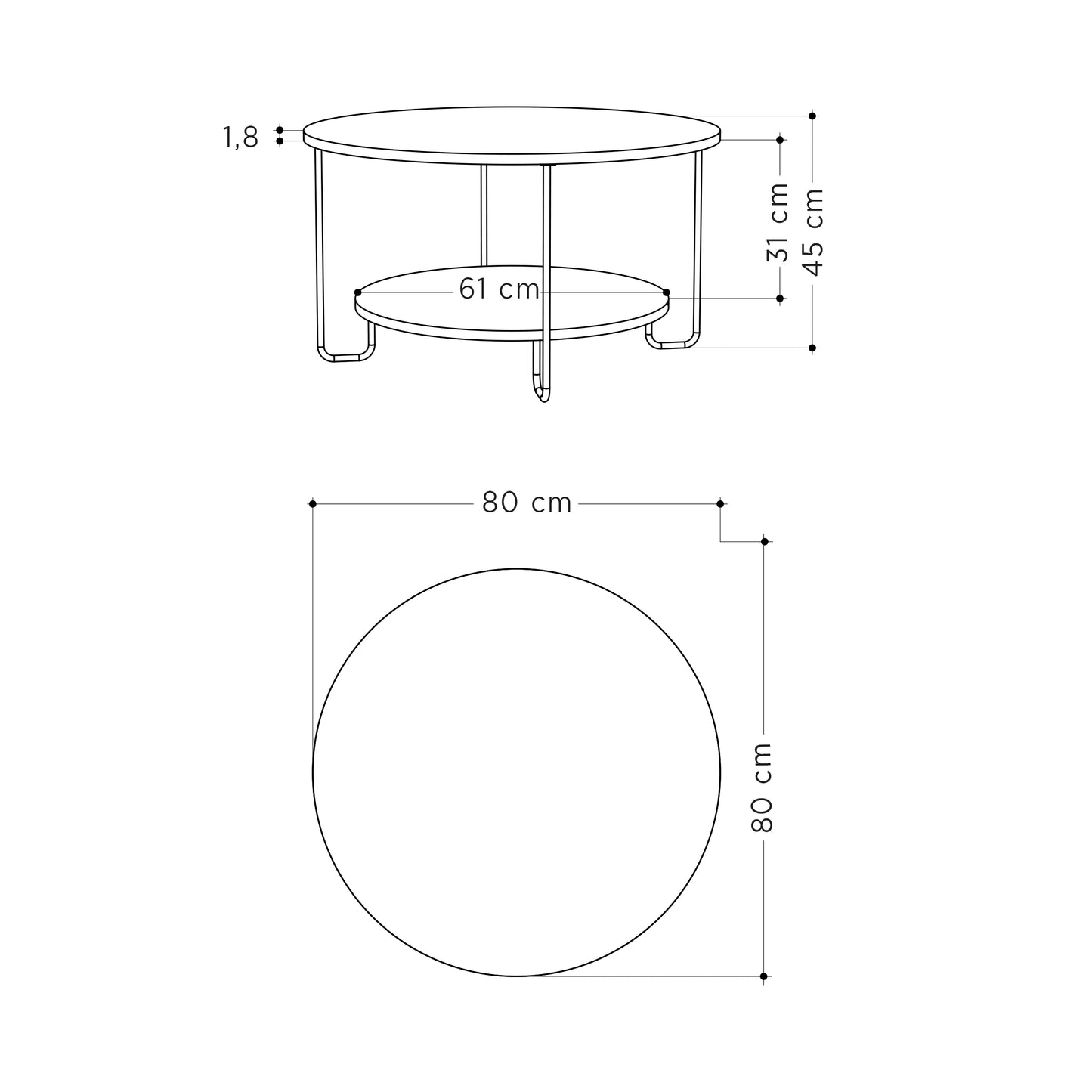 Mourah Corro Coffee Table - 2 Years Warranty