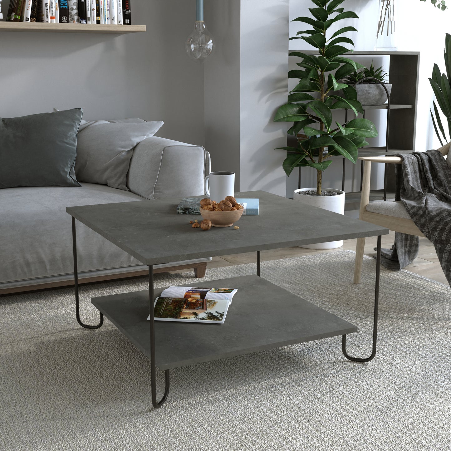 Mourah Marbo Coffee Table - 2 Years Warranty