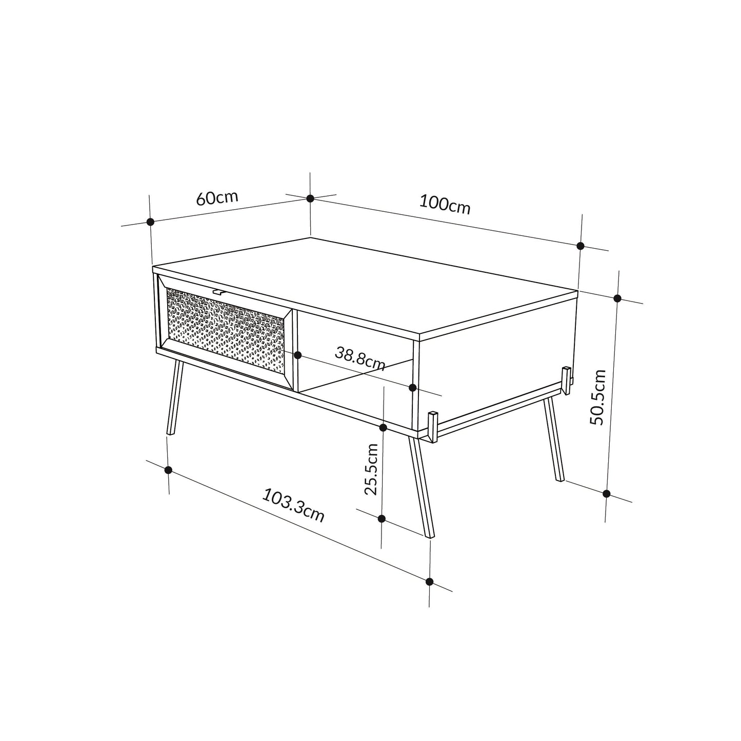 Naive Coffee Table - Oak