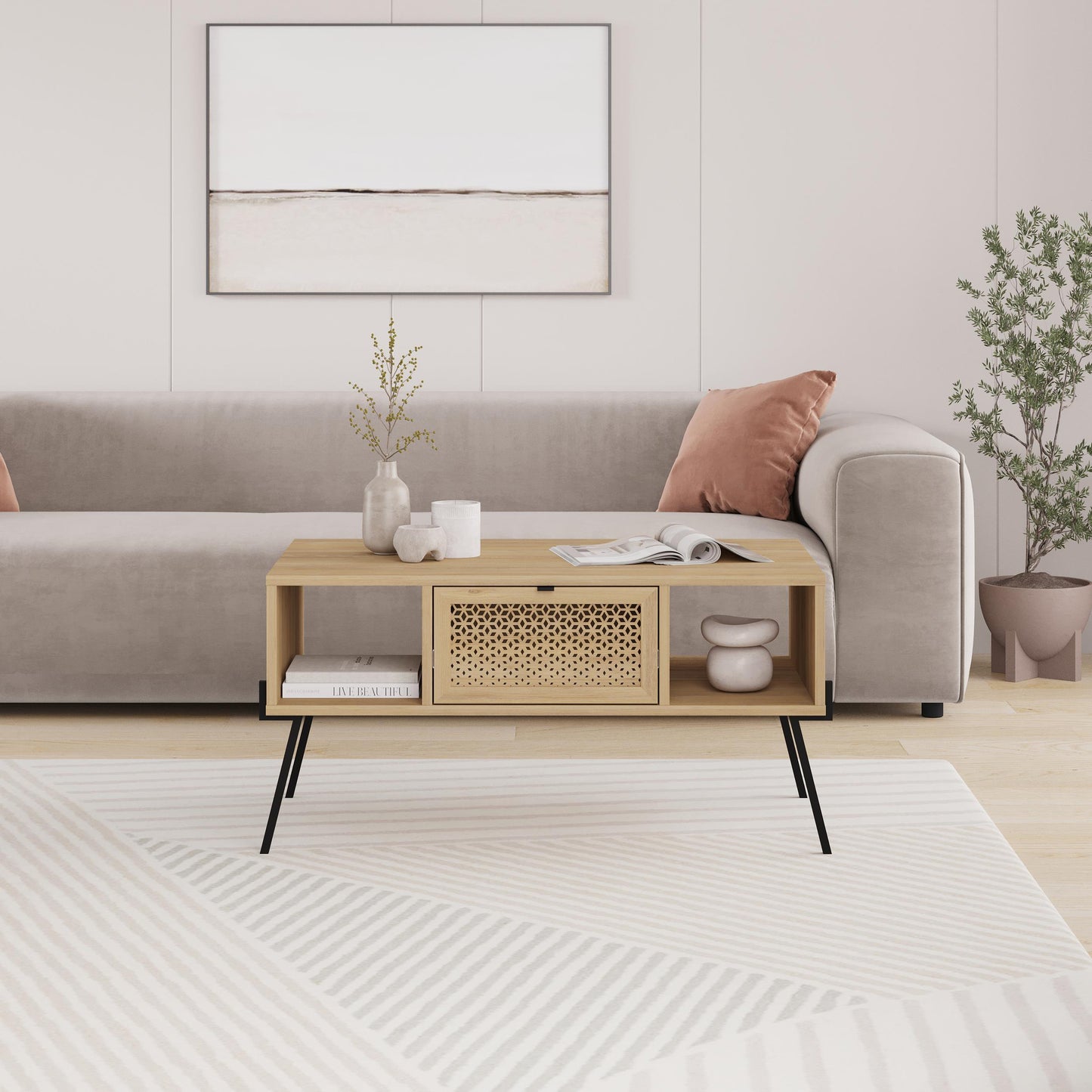 Naive 2 Coffee Table - Oak