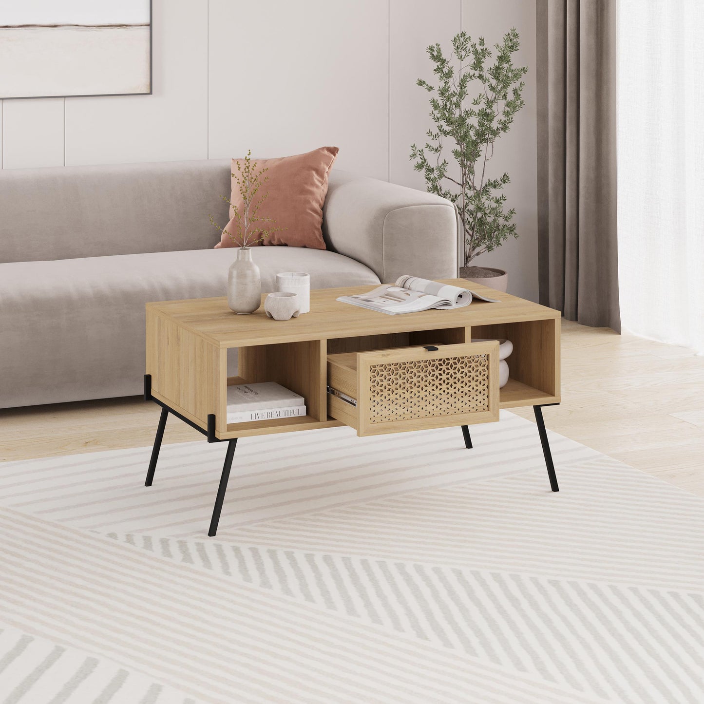 Naive 2 Coffee Table - Oak