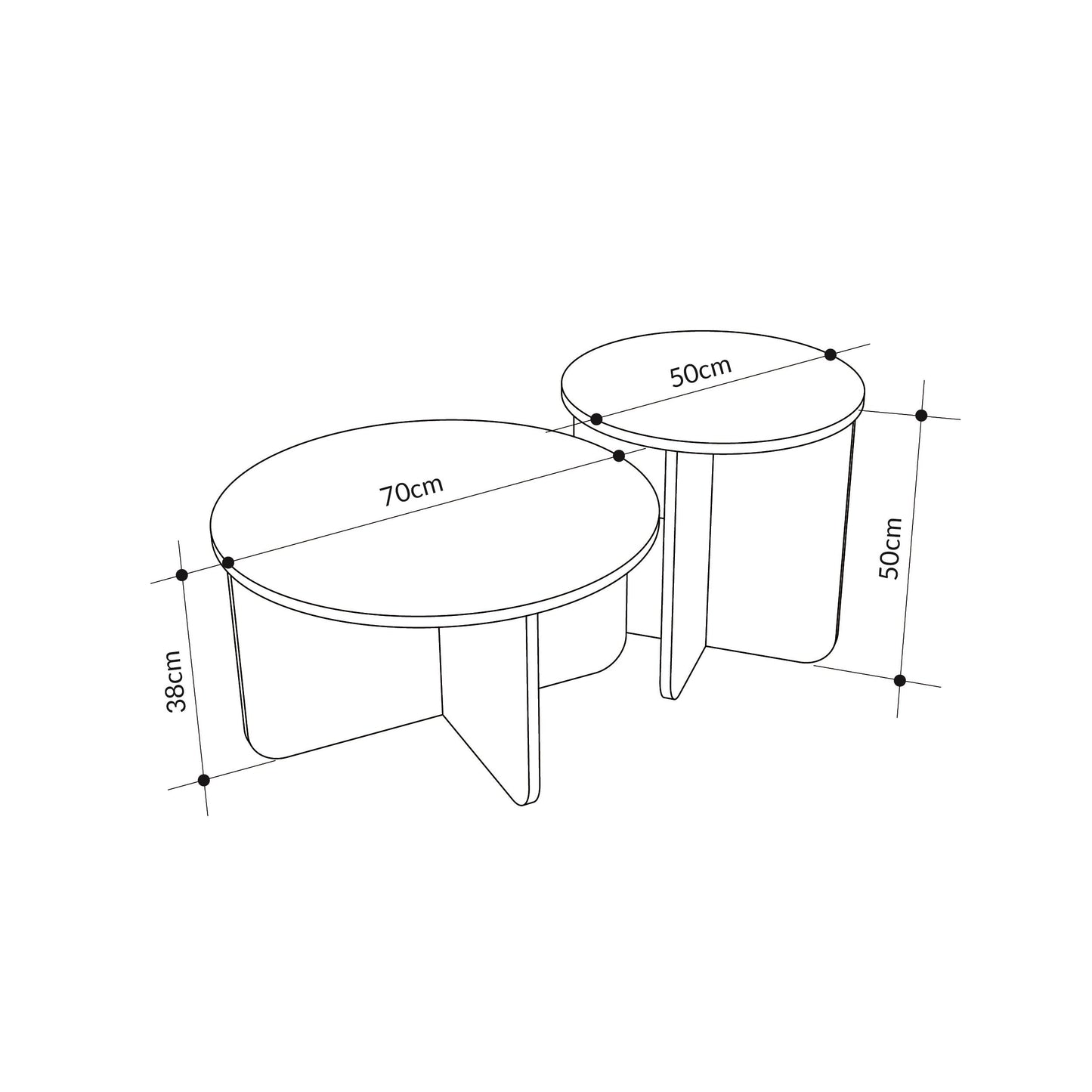 Hillary Set Coffee Table