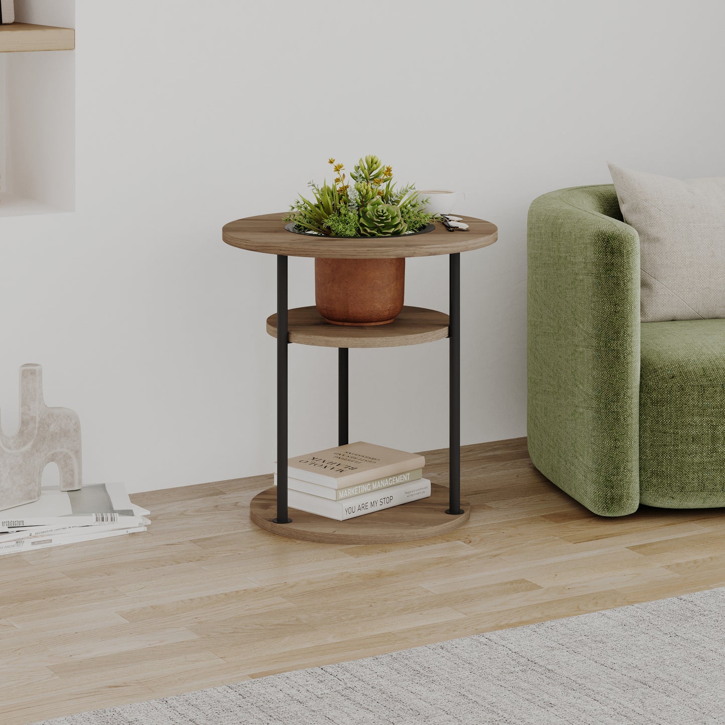 Grove Saide Table Plant Stand