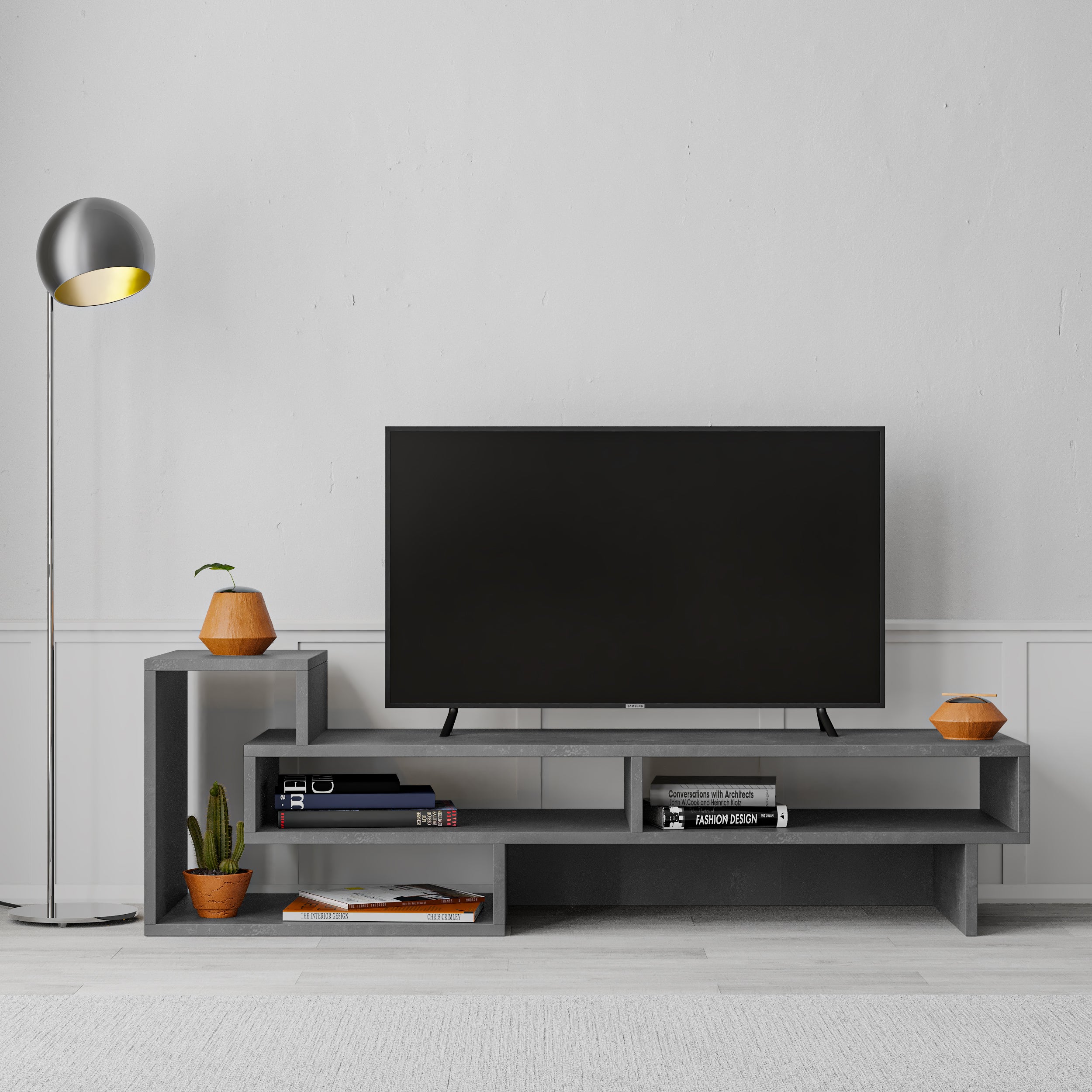 Mourah Tetra Tv Stand Up To 43 Inches With Storage - 2 Years Warranty