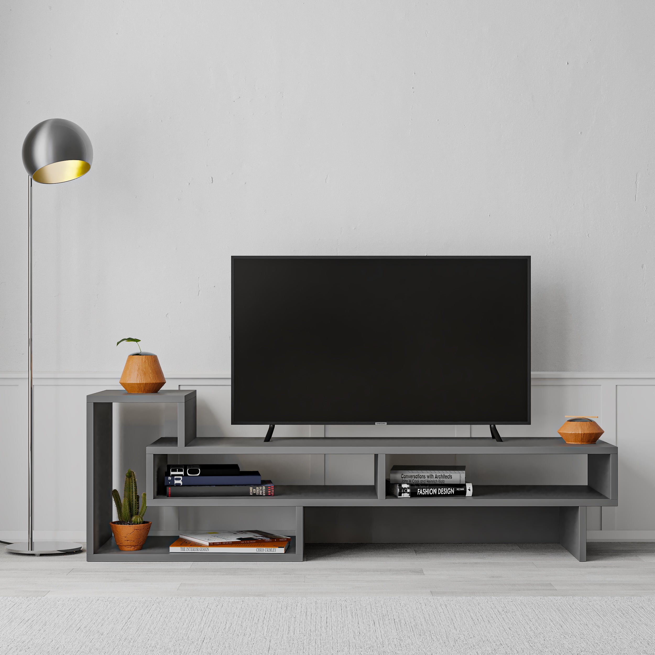 Mourah Tetra Tv Stand Up To 43 Inches With Storage - 2 Years Warranty
