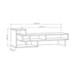 Mourah Tetra Tv Stand Up To 43 Inches With Storage - 2 Years Warranty