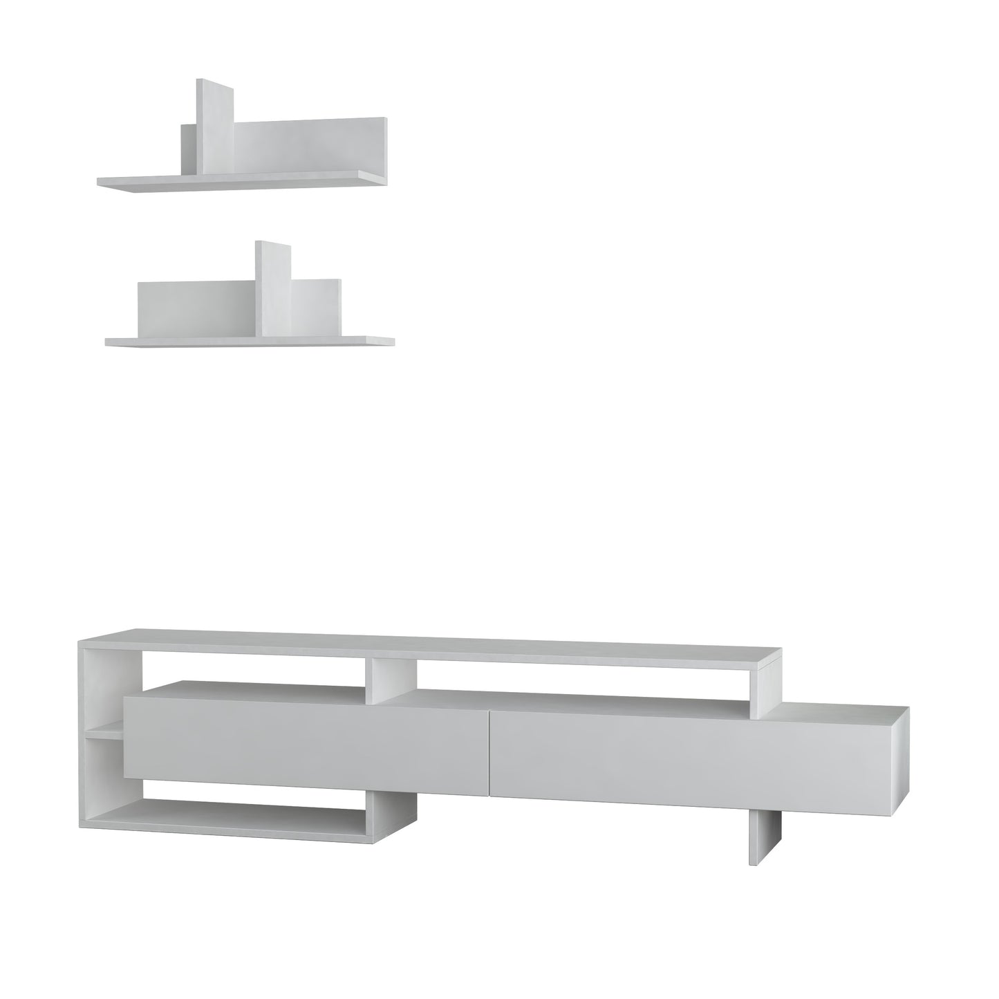 Mourah Gara TV Unit Up To 60 Inches With Storage - 2 Years Warranty