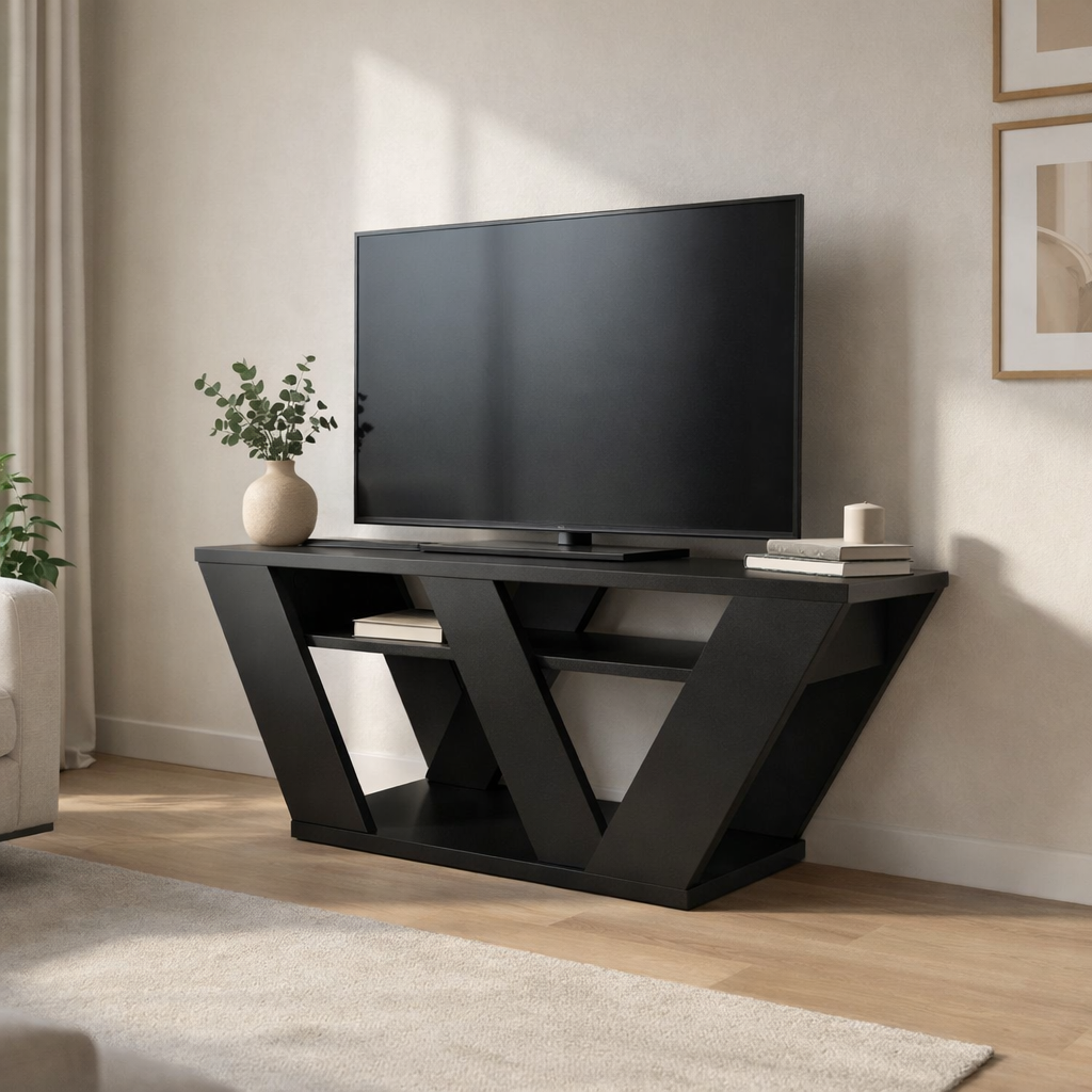 Mourah Pipralla Tv Stand Up To 43 Inches With Storage - 2 Years Warranty