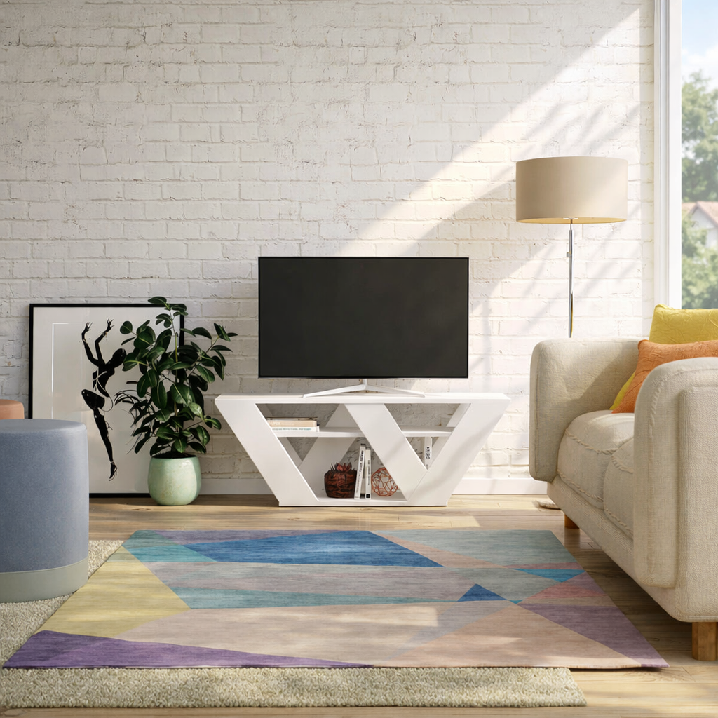Mourah Pipralla Tv Stand Up To 43 Inches With Storage - 2 Years Warranty