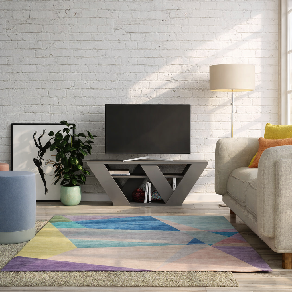 Mourah Pipralla Tv Stand Up To 43 Inches With Storage - 2 Years Warranty
