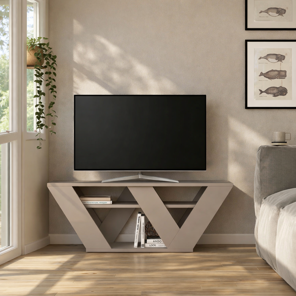 Mourah Pipralla Tv Stand Up To 43 Inches With Storage - 2 Years Warranty