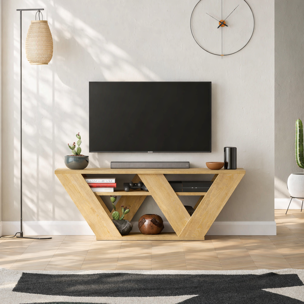 Mourah Pipralla Tv Stand Up To 43 Inches With Storage - 2 Years Warranty
