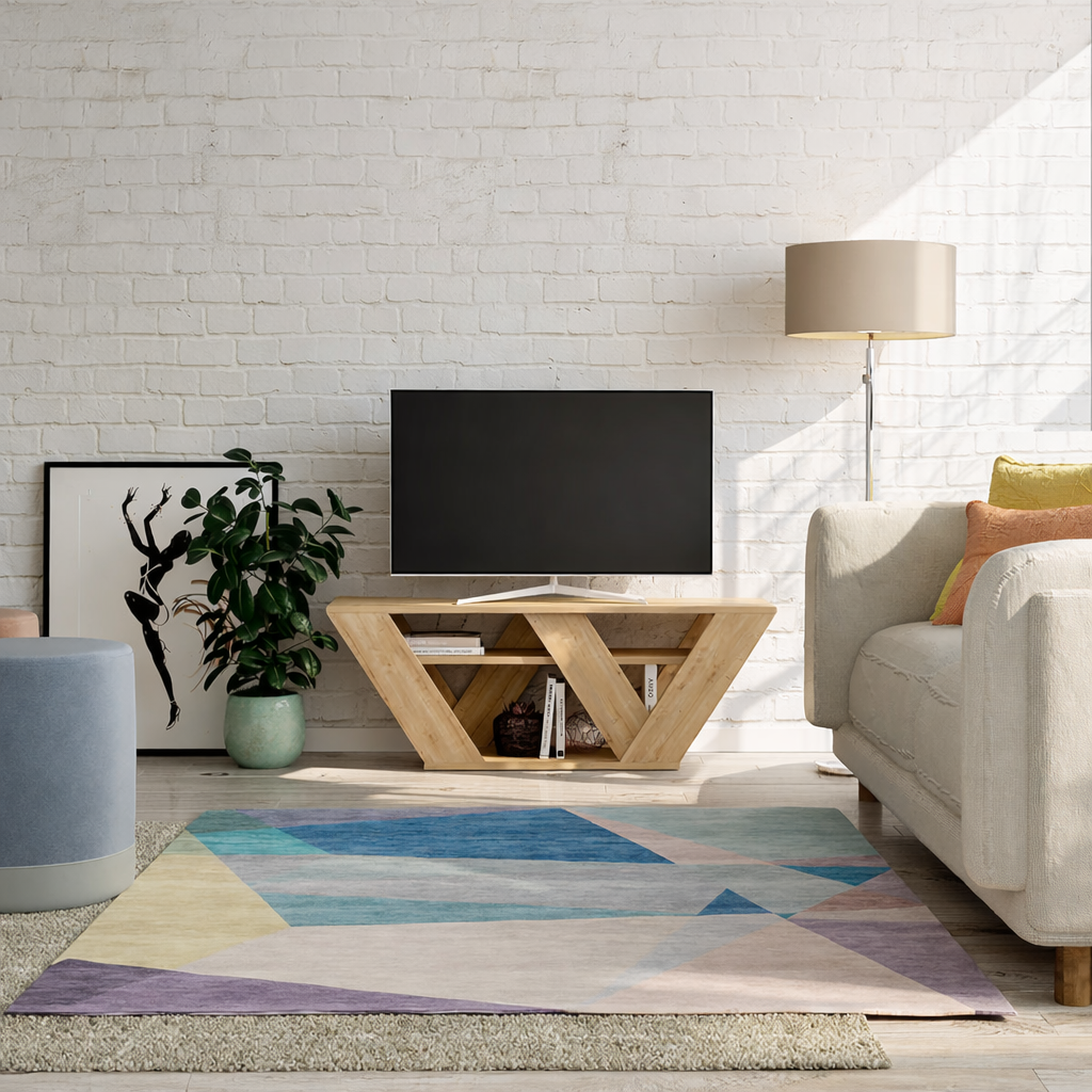 Mourah Pipralla Tv Stand Up To 43 Inches With Storage - 2 Years Warranty