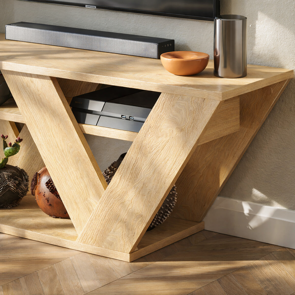 Mourah Pipralla Tv Stand Up To 43 Inches With Storage - 2 Years Warranty