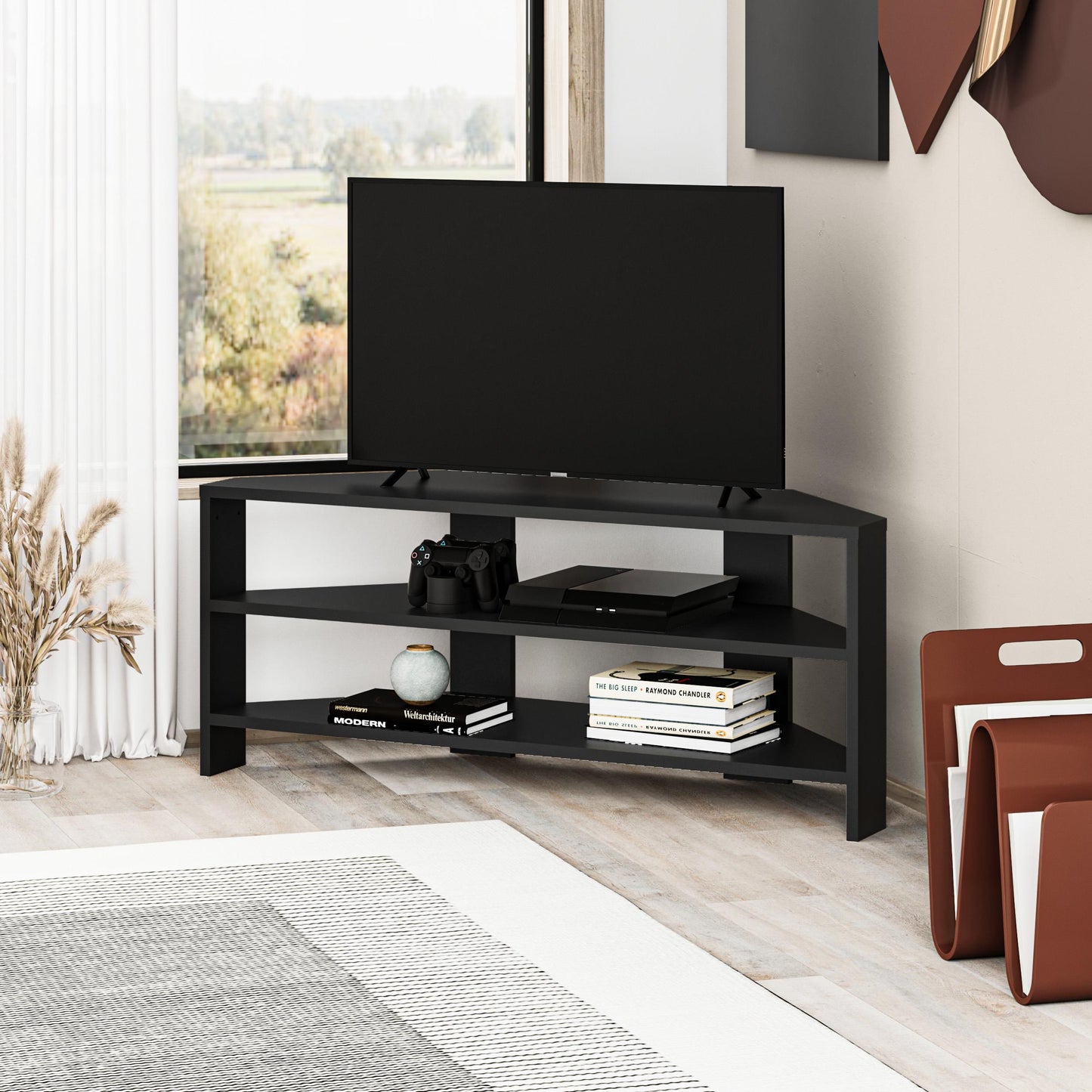 Mourah Thales Tv Stand Up To 43 Inches With Storage - 2 Years Warranty