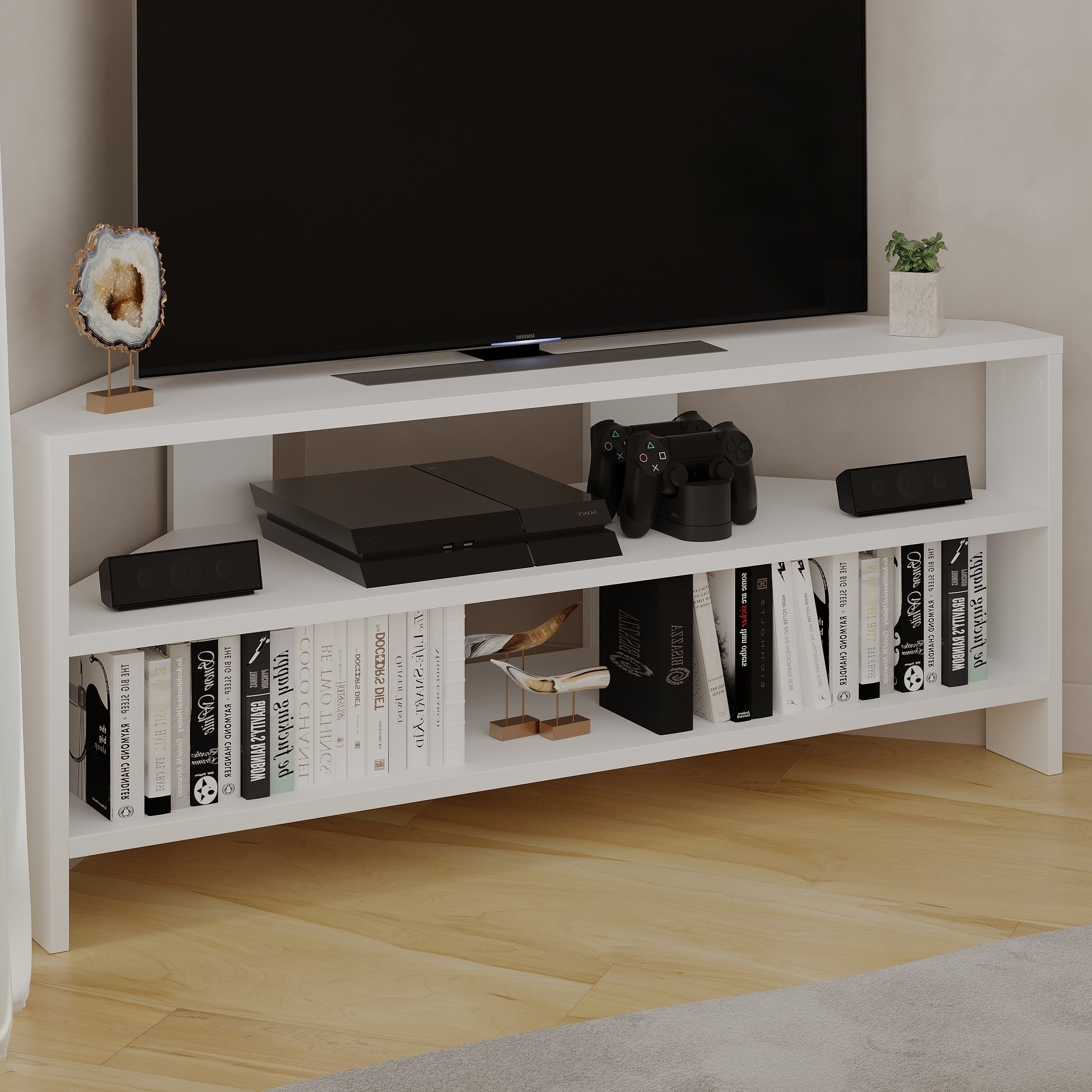 Mourah Thales Tv Stand Up To 43 Inches With Storage - 2 Years Warranty