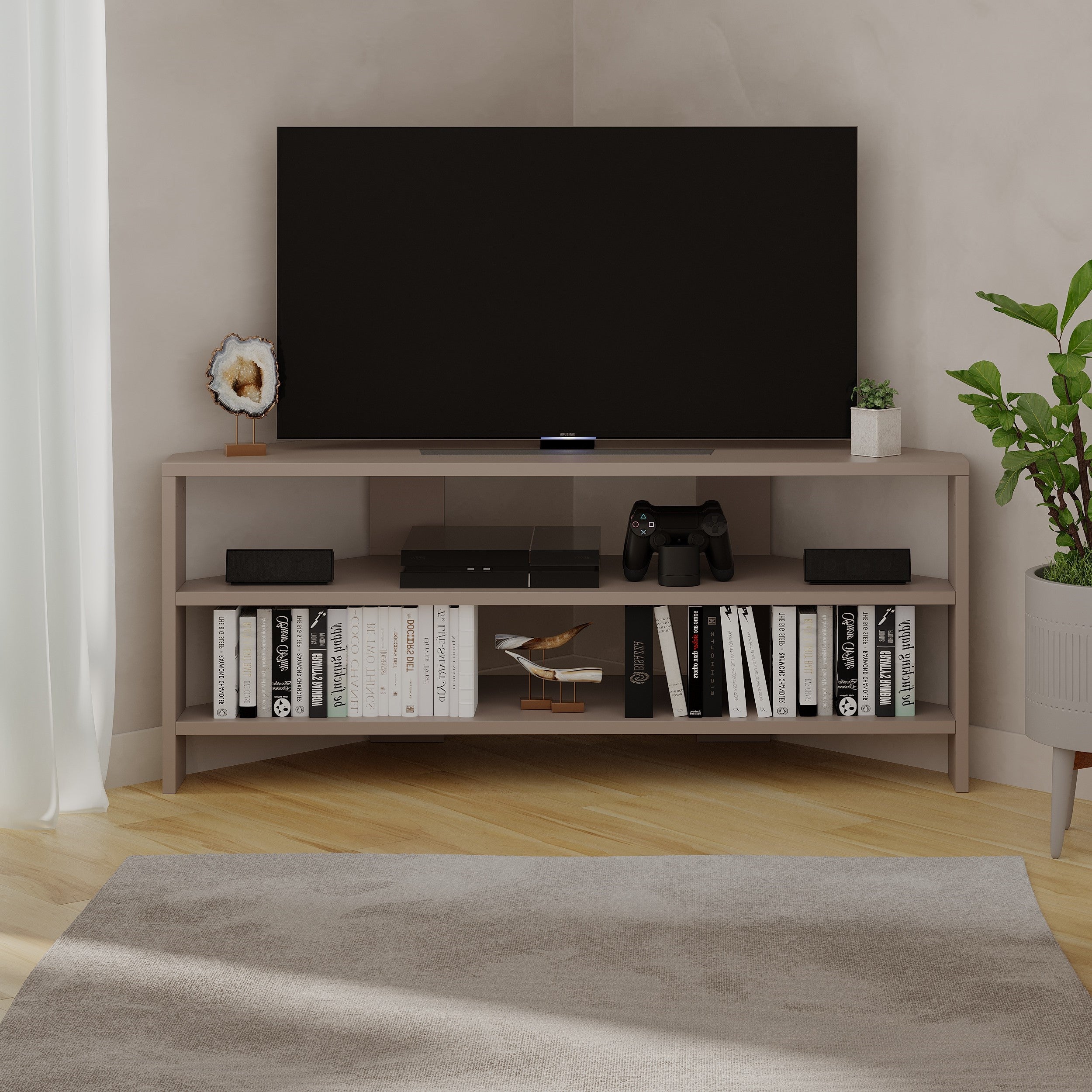 Mourah Thales Tv Stand Up To 43 Inches With Storage - 2 Years Warranty