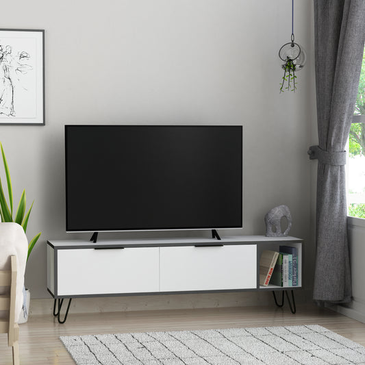 Mourah Furoki Tv Stand Up To 60 Inches With Storage - 2 Years Warranty