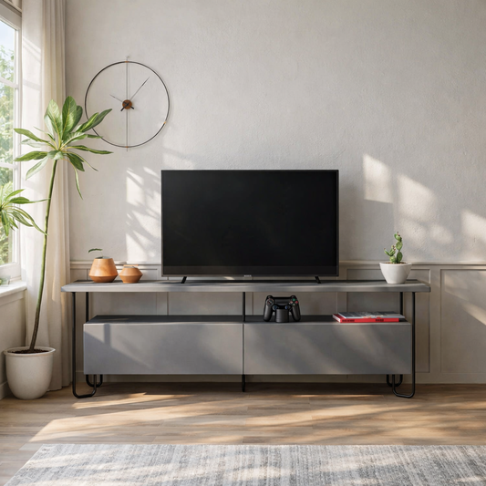 Mourah Cornea Tv Stand Up To 60 Inches With Storage - 2 Years Warranty