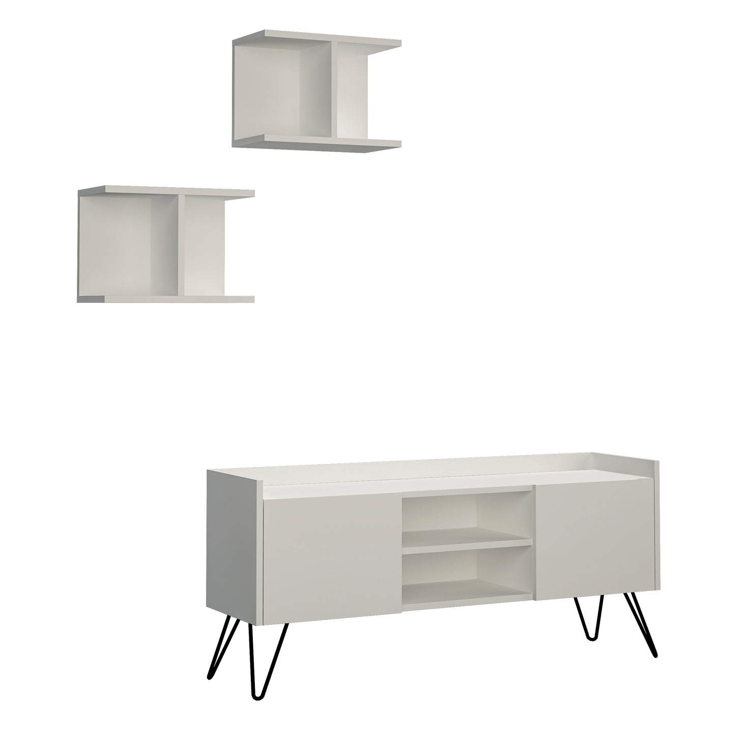 Mourah Klappe Tv Unit Up To 50 Inches With Storage - 2 Years Warranty