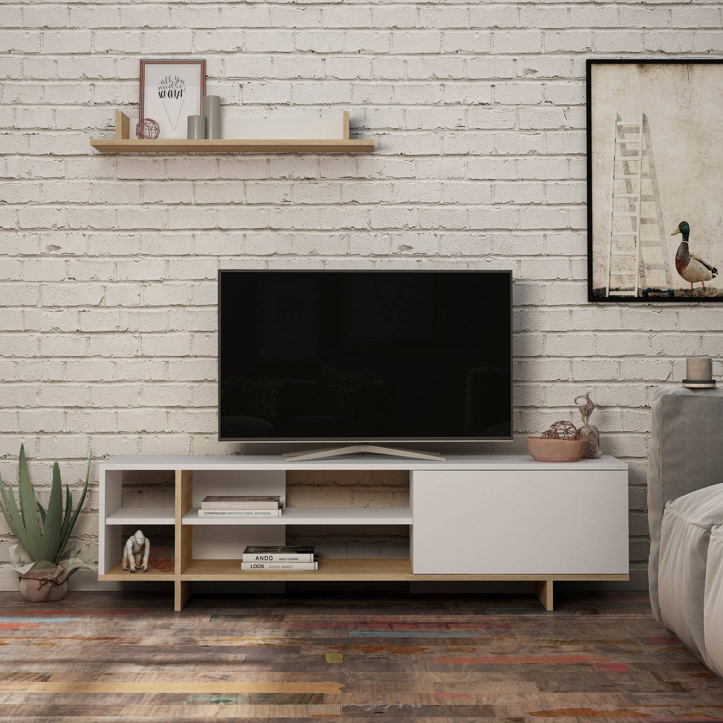 Mourah Stockton Tv Unit Up To 65 Inches - 2 Years Warranty