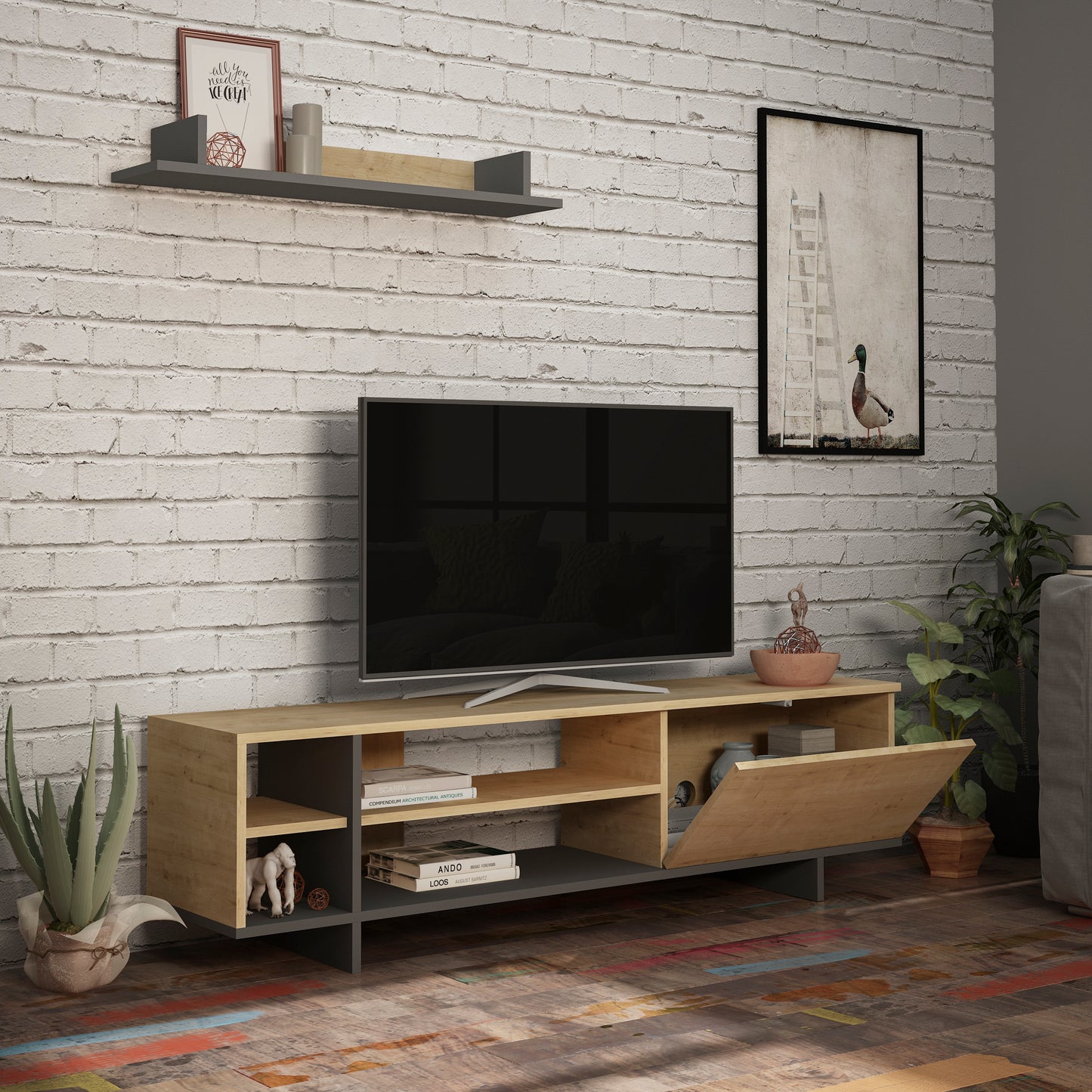 Mourah Stockton Tv Unit Up To 65 Inches - 2 Years Warranty