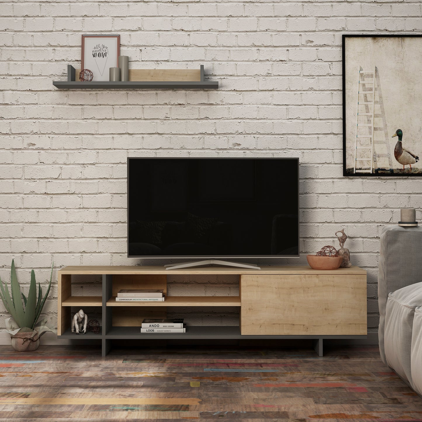 Mourah Stockton Tv Unit Up To 65 Inches - 2 Years Warranty