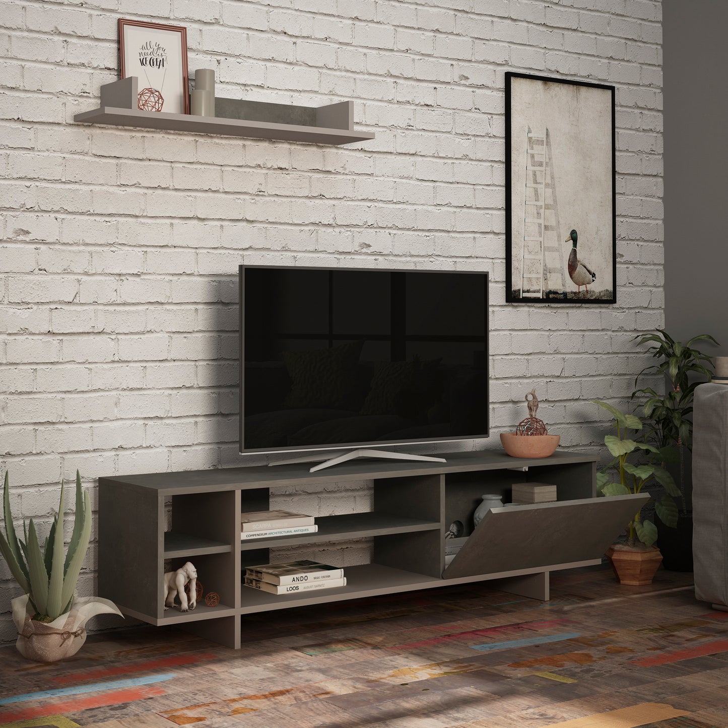 Mourah Stockton Tv Unit Up To 65 Inches - 2 Years Warranty