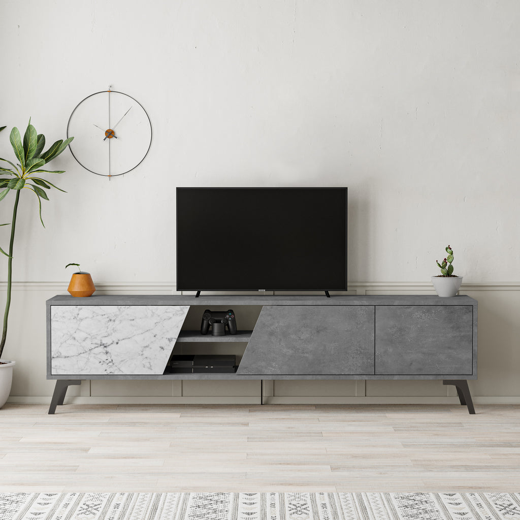 Mourah Fiona Tv Stand Up To 70 Inches With Storage - 2 Years Warranty