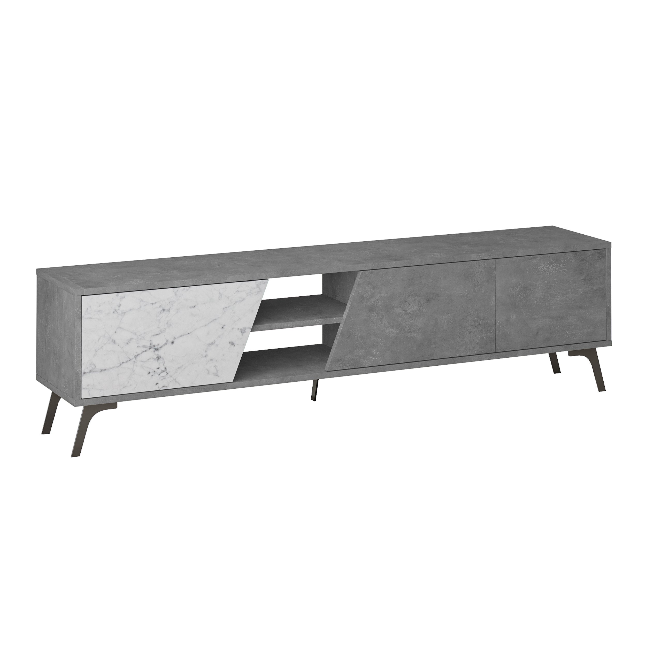 Mourah Fiona Tv Stand Up To 70 Inches With Storage - 2 Years Warranty