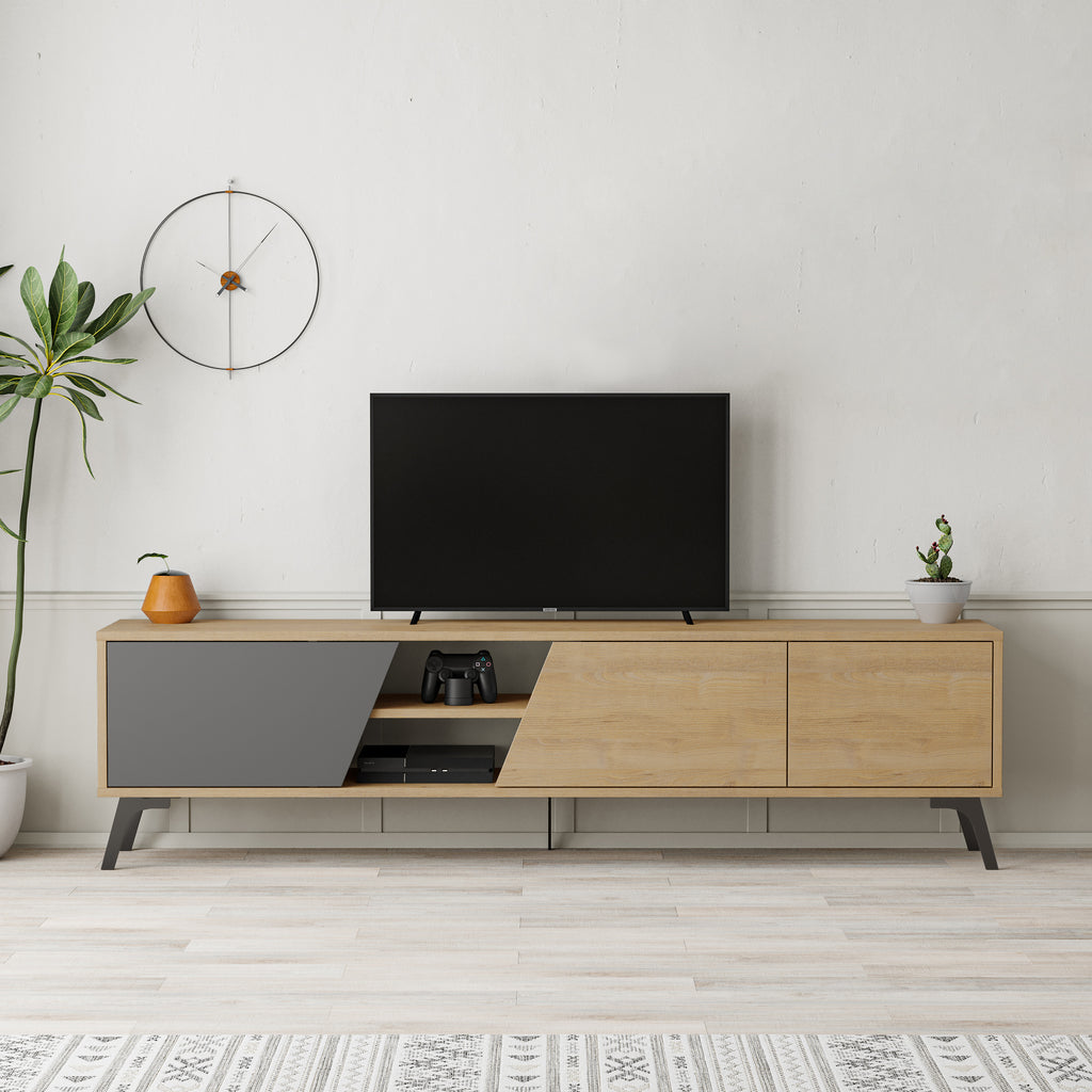 Mourah Fiona Tv Stand Up To 70 Inches With Storage - 2 Years Warranty