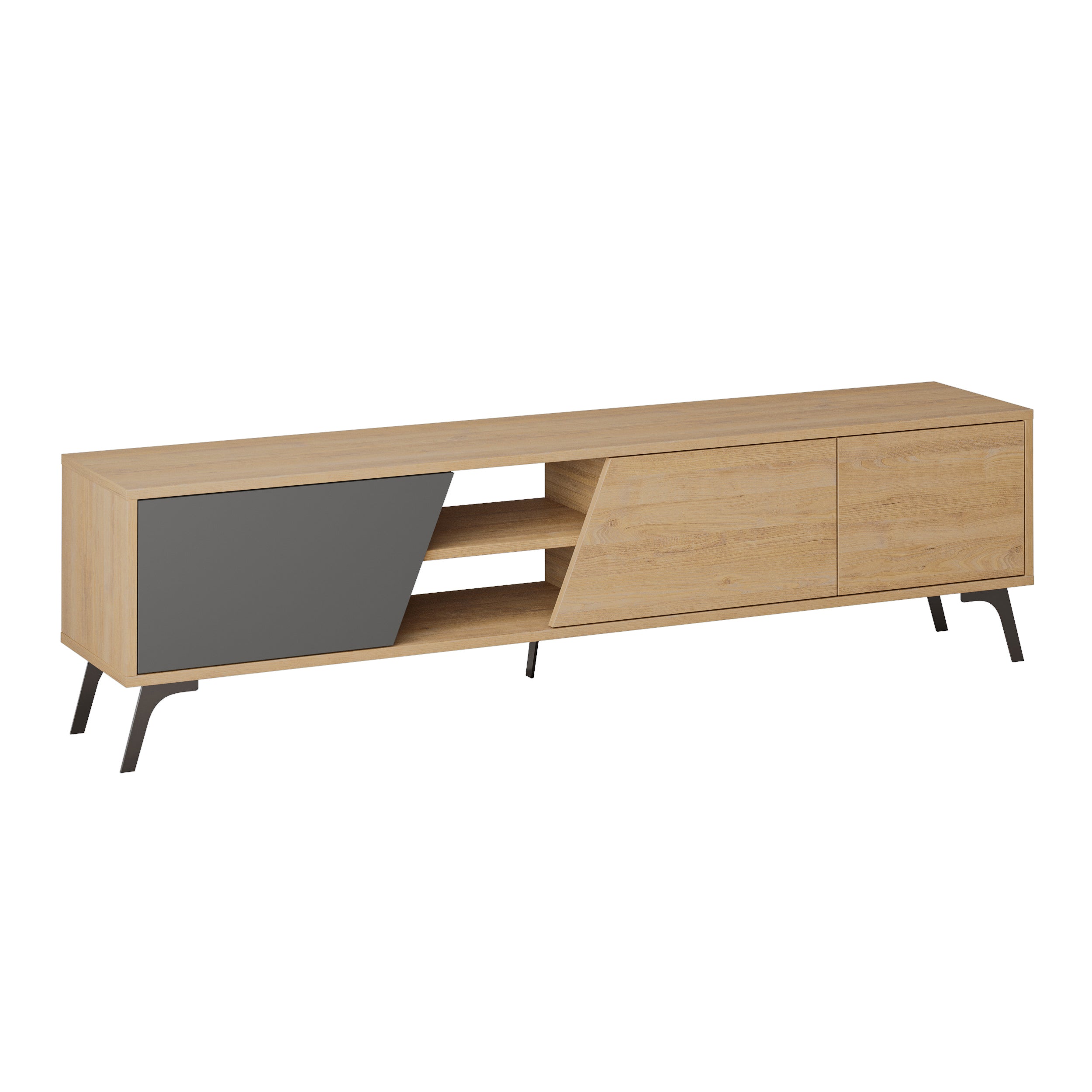 Mourah Fiona Tv Stand Up To 70 Inches With Storage - 2 Years Warranty