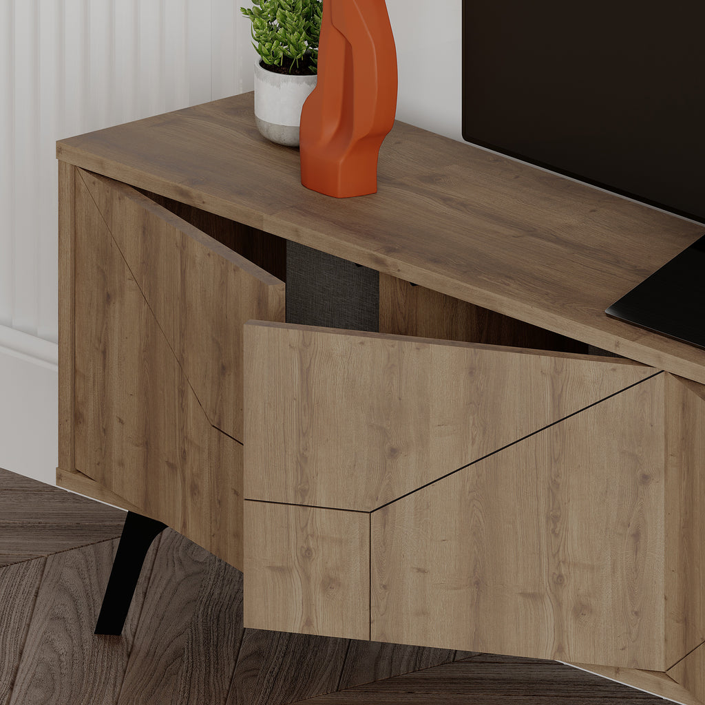 Mourah Dune Tv Stand Up To 70 Inches With Storage - 2 Years Warranty