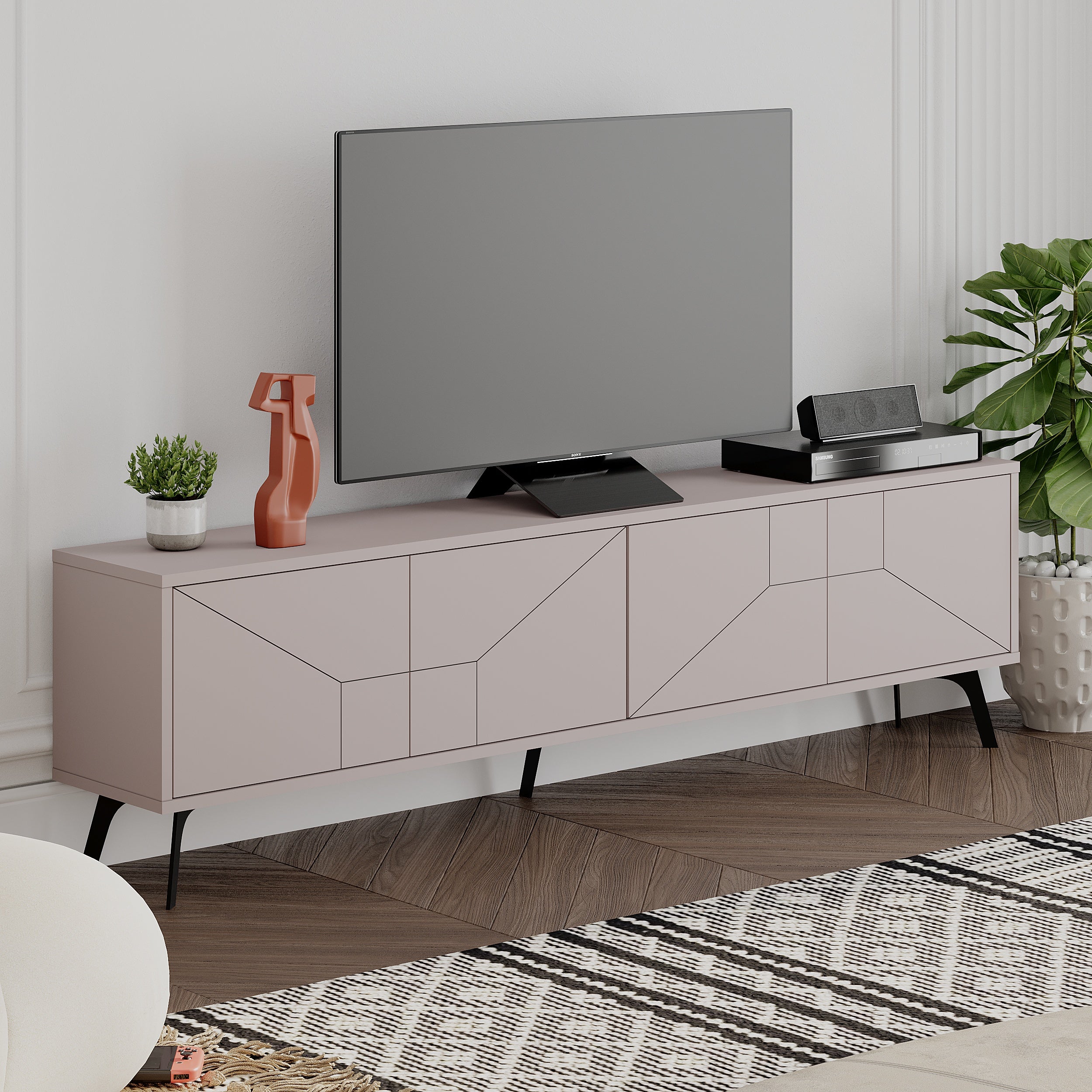 modern TV units in Dubai