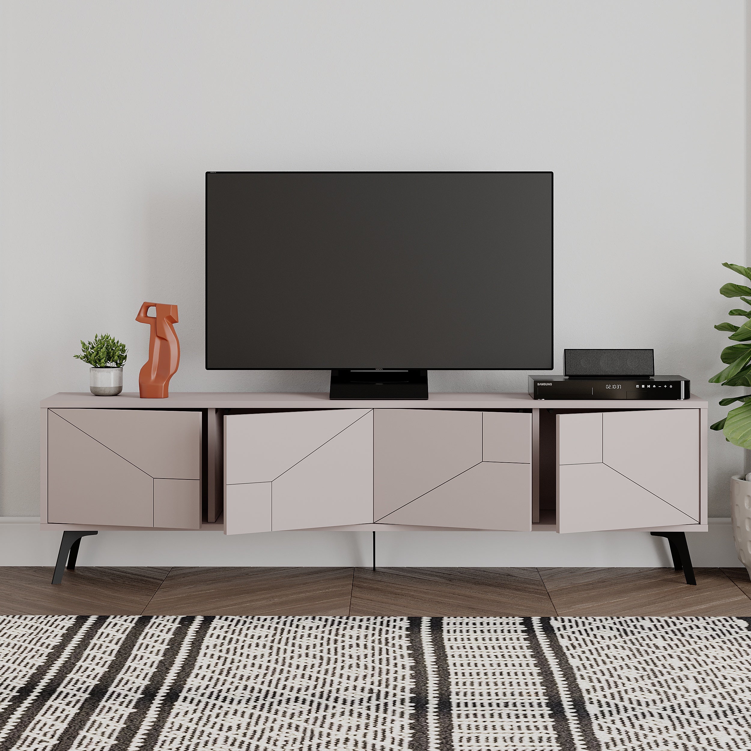 modern TV units in Dubai