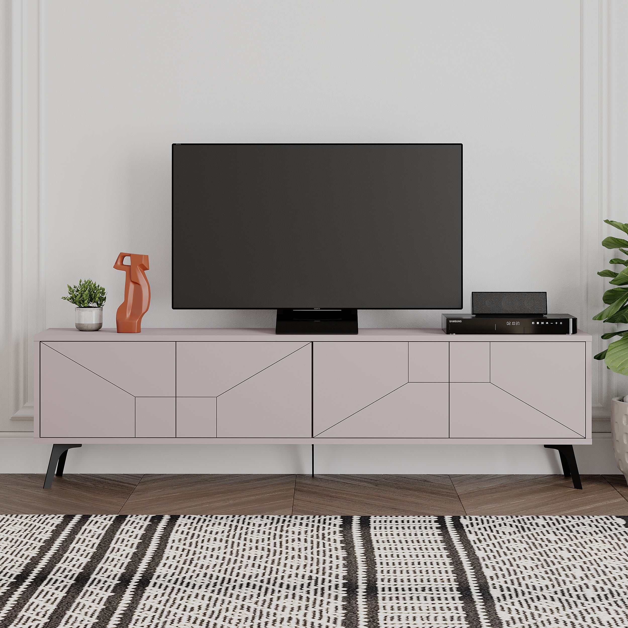 modern TV units in Dubai