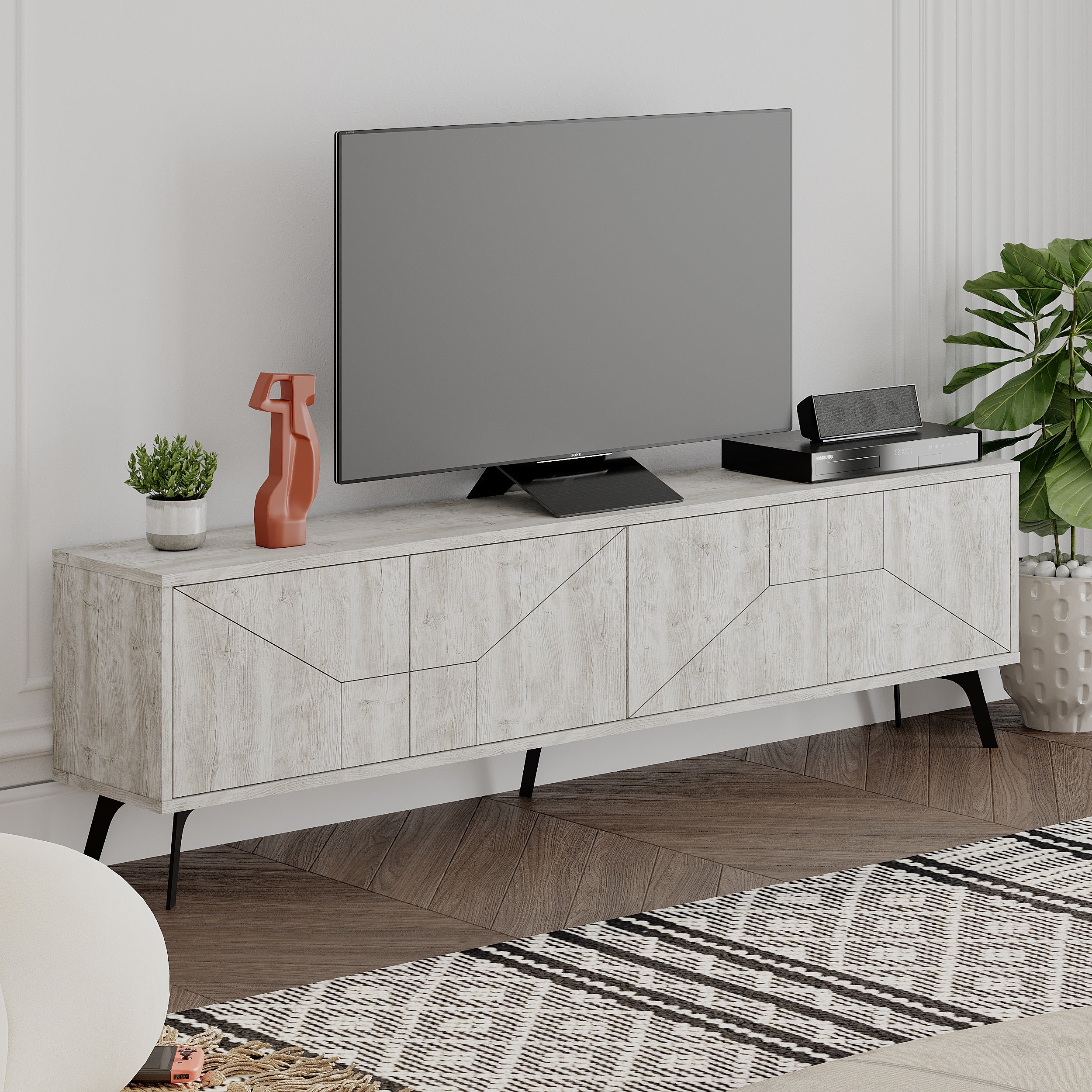 modern TV units in Dubai