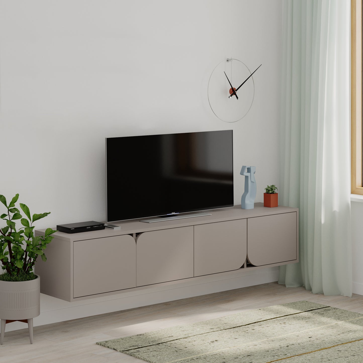 Mourah Spark Tv Stand Up To 70 Inches With Storage - 2 Years Warranty