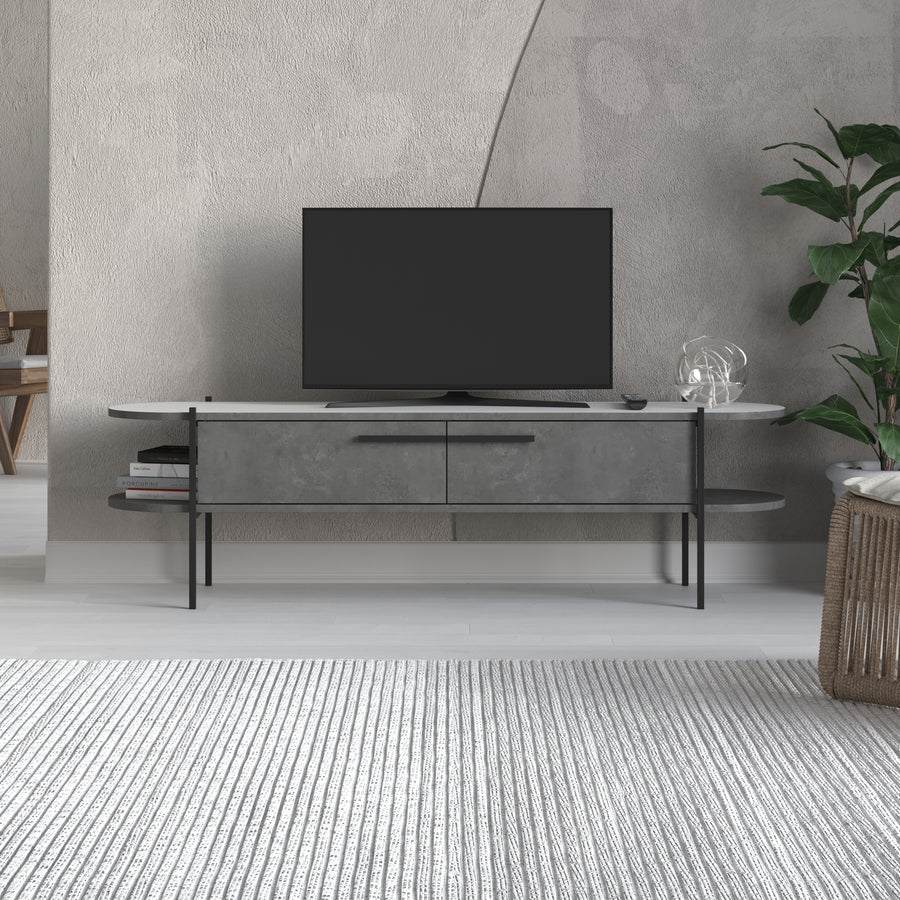 Mourah Otis Tv Stand Up To 65 Inches With Storage - 2 Years Warranty