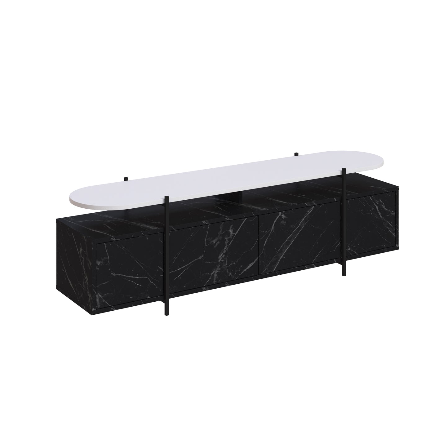 Mourah Hanley Tv Stand Up To 65 Inches With Storage - 2 Years Warranty