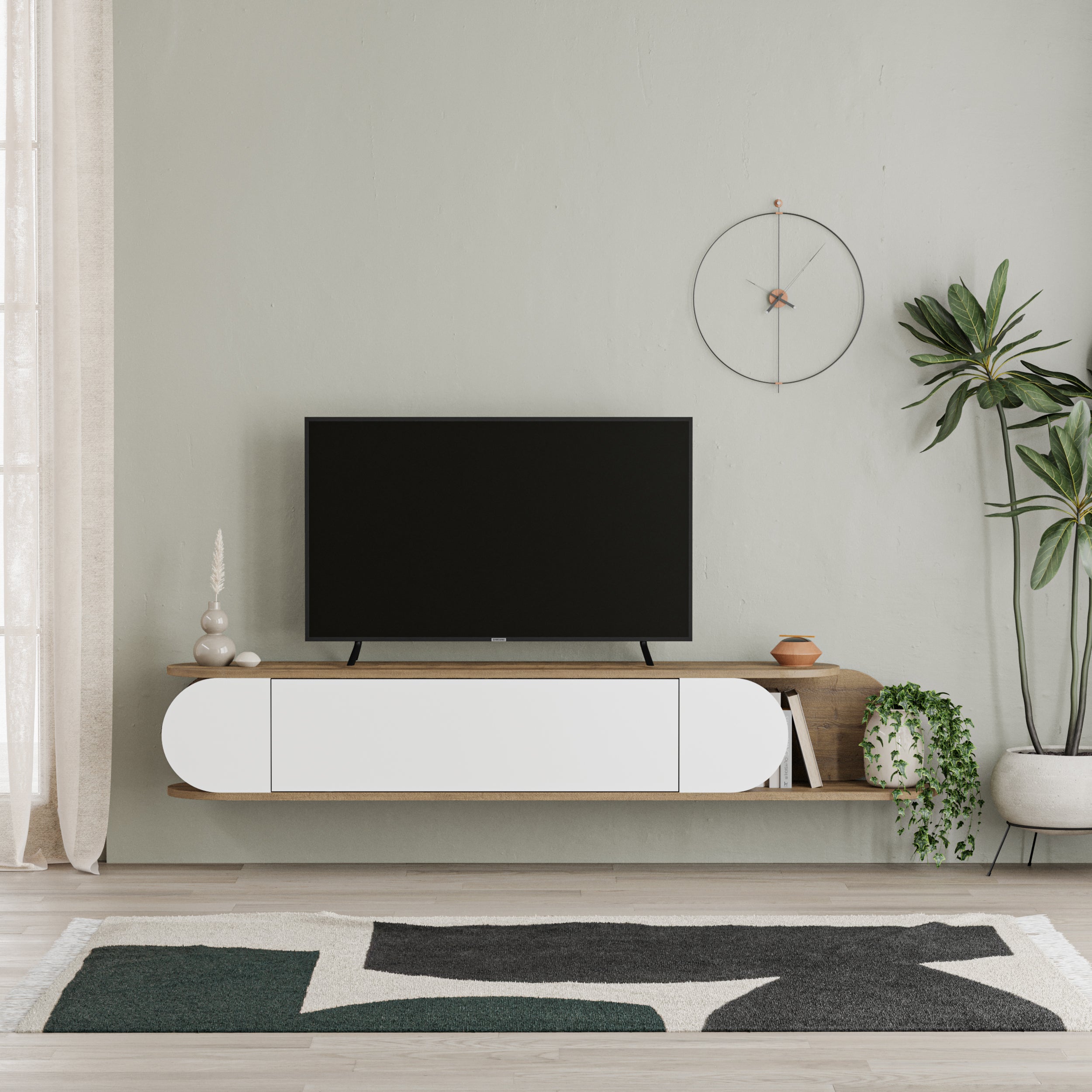 modern TV units in Dubai