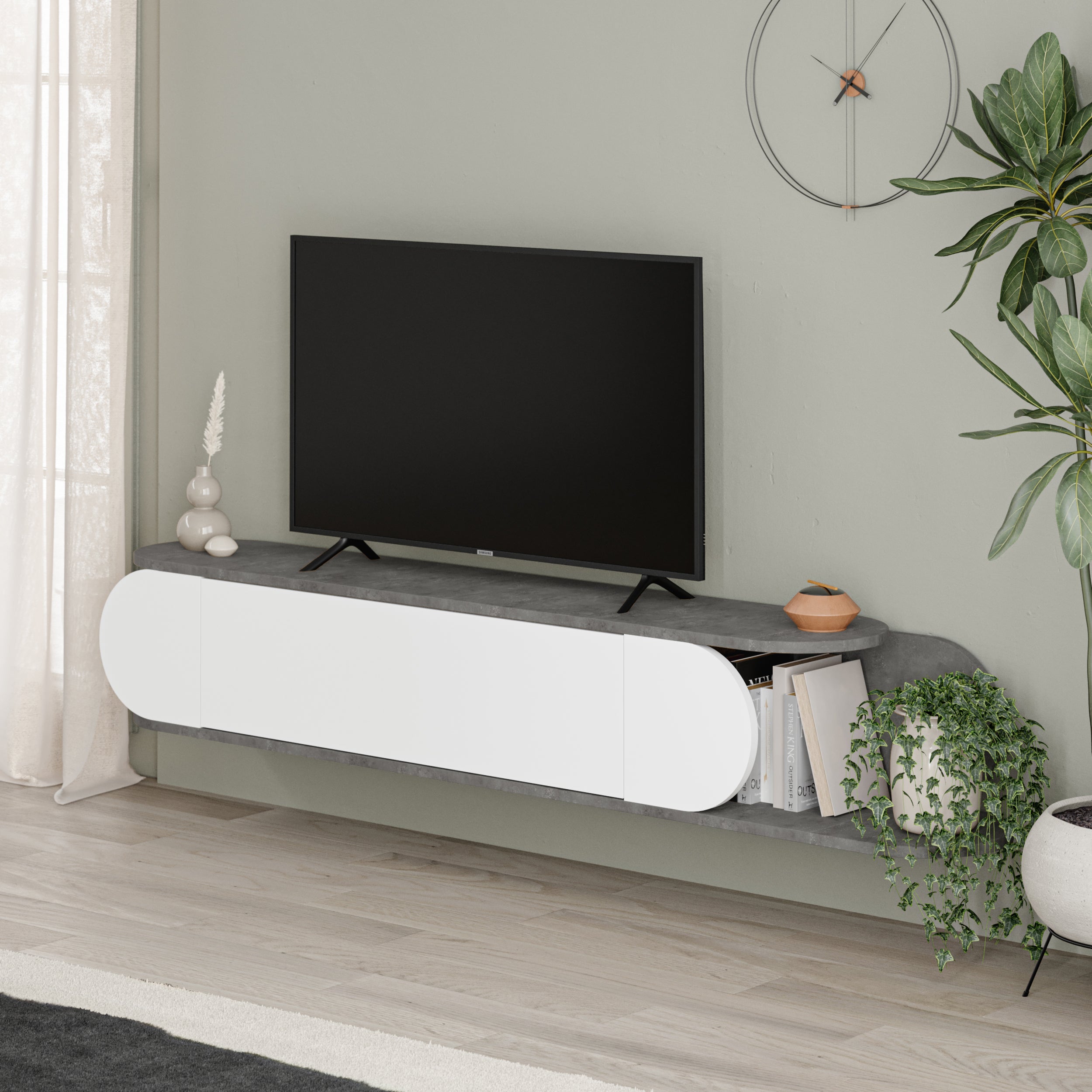 modern TV units in Dubai